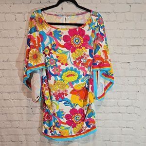 Trina Turk Fontaine Beach Tunic Cover Up NWT